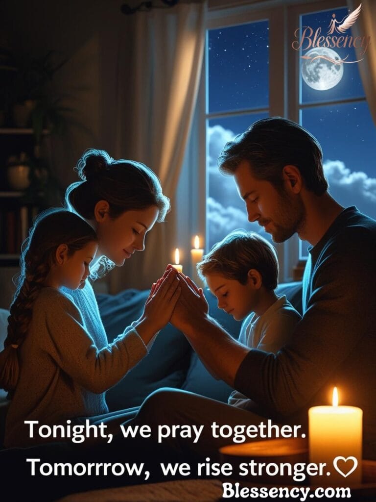 Powerful night prayer for family unity and comfort, evening prayer before falling asleep