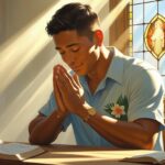 A peaceful and emotional image showing someone in prayer with folded hands, a Bible, and a handwritten thank-you note—perfectly capturing the essence of “Thank You for Your Prayers” with warmth and gratitude.