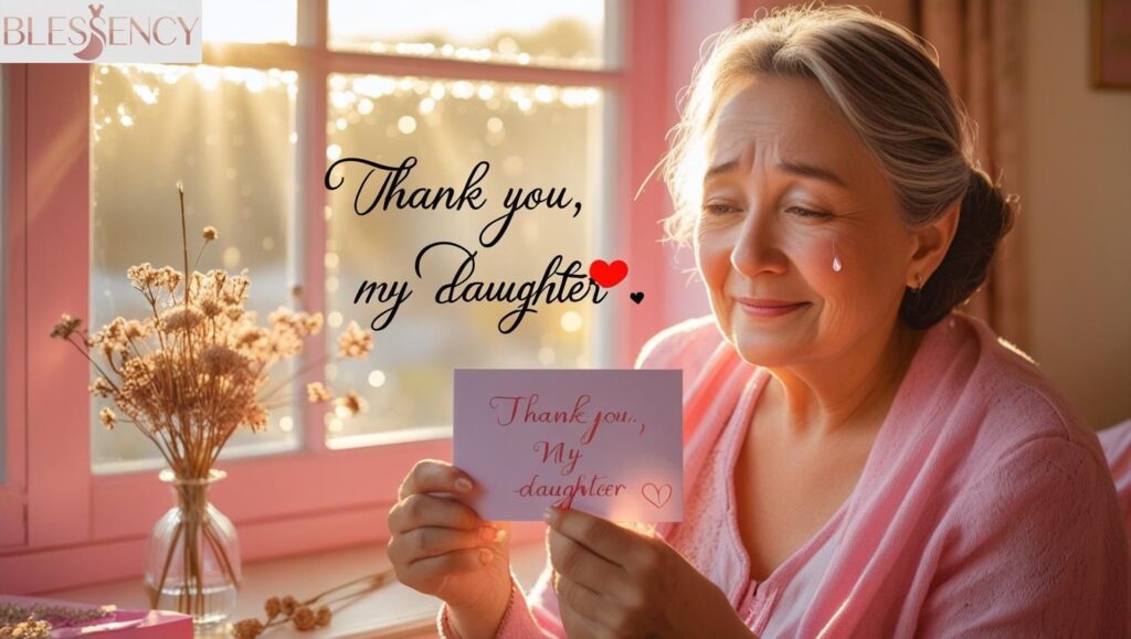 Thank You Messages for Daughter Birthday Wishes emotional and warm