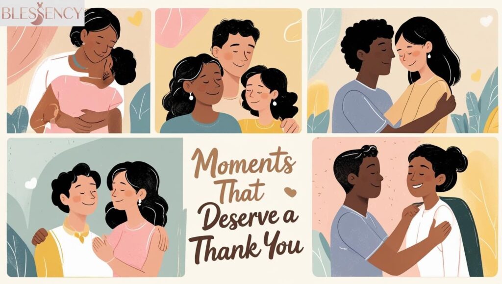 Life moments showing support and care — examples of when to say thank you for being there