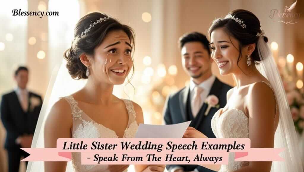 150+ Little Sister Wedding Speech Examples & Wedding Speech Ideas