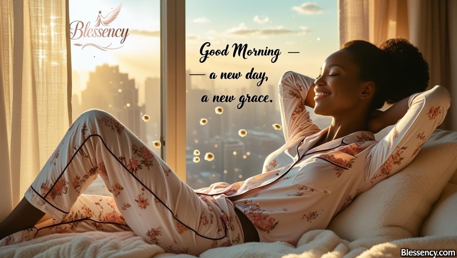 “African American woman stretching at sunrise, Good Morning Black Images – blessency.com”