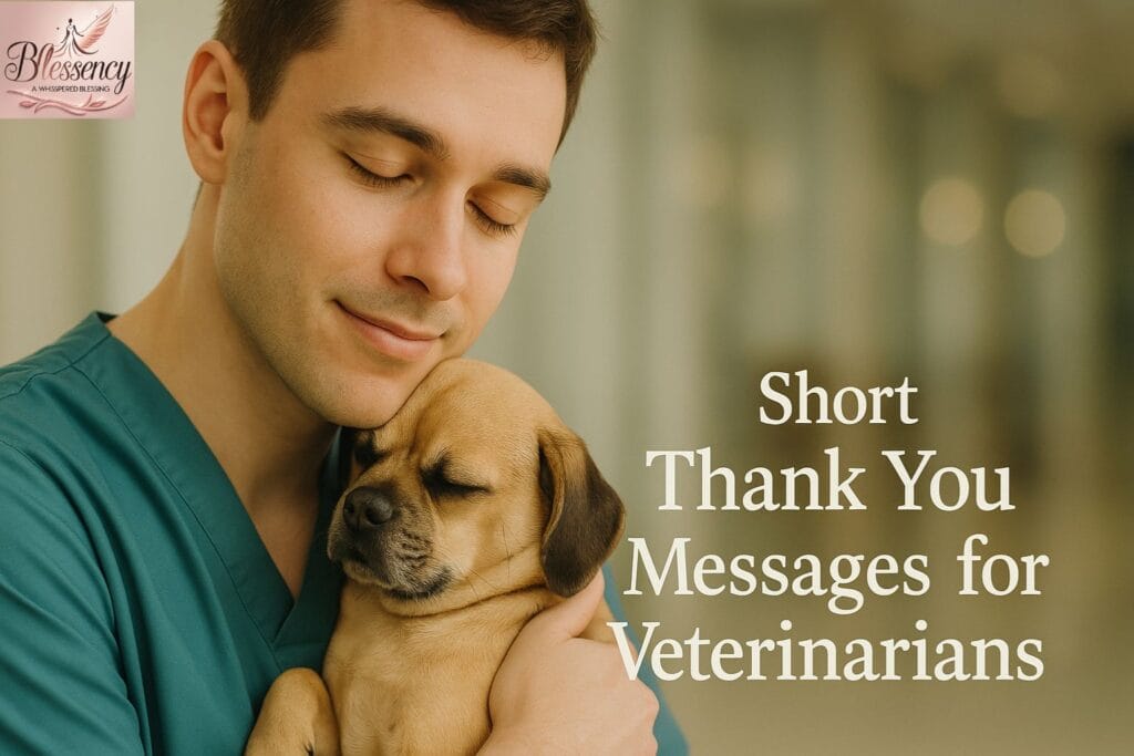 Thank You Card and Vet Tools — Short Messages Banner”