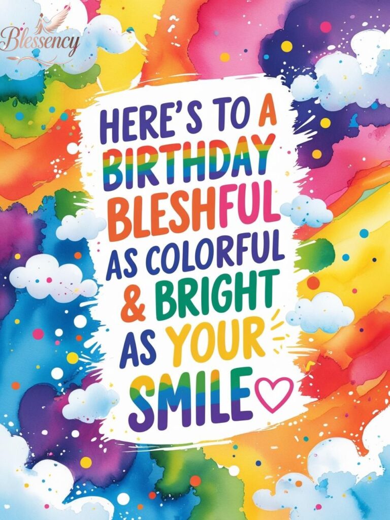 Happy Birthday Blessings Image Card