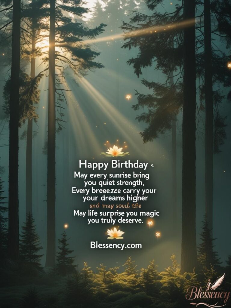 Happy Birthday Blessings Image Card