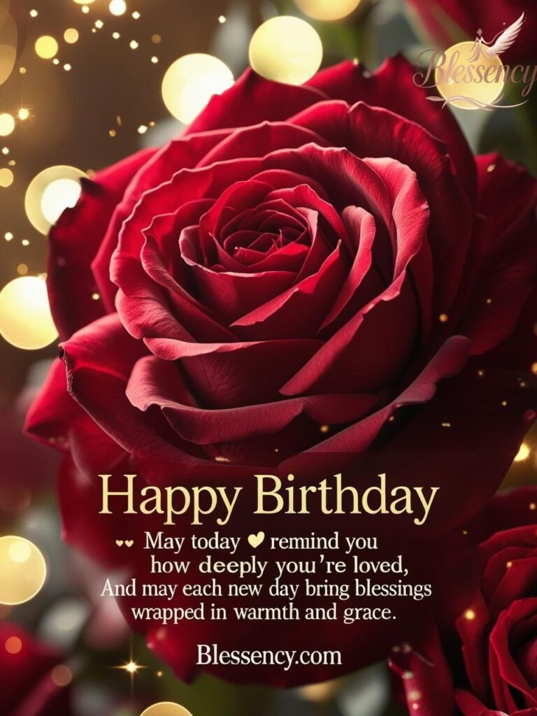 Happy Birthday Blessings Image Card