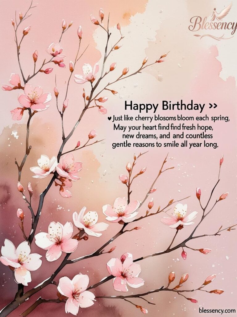 Happy Birthday Blessings Image Card