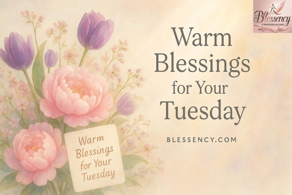 "Thankful Tuesday Blessings for a Grateful Heart — part of 60 Tuesday Blessings and Prayers Images So Inspiring They’ll Make You Smile."