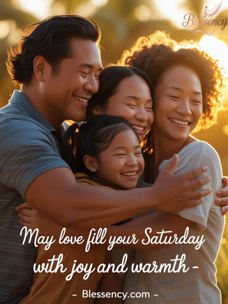 "Saturday Blessings for Friends and Family with hugs – blessency.com"