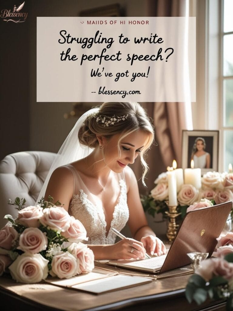 How to write a Maid of Honor speech – step-by-step wedding toast writing guide with emotional, funny, and Christian examples