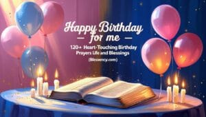 "120+ Heart-Touching Birthday Prayers for Myself – Happy Birthday to Me Prayers, Gratitude & Blessings | Thank You God for Another Year of Life | Inspirational & Powerful Birthday Prayer for Myself | Blessency.com"