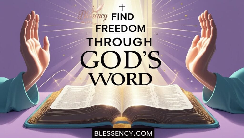 "Inspirational feature image for blog section on overcoming temptation through Bible verses, prayer, and spiritual guidance. Blessency.com."