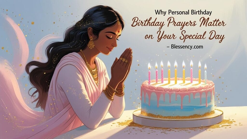 "Why Personal Birthday Prayers Matter on Your Special Day – Birthday Prayers for Myself | Grateful Birthday Prayer | Prayer for Strength, Wisdom & Spiritual Growth | Thank You God for Another Year of Life | Blessency.com"