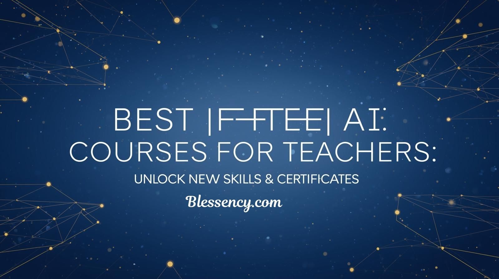 "Best free AI courses for teachers with certificates – professional training for educators to use AI in lesson planning, student engagement, and classroom innovation."