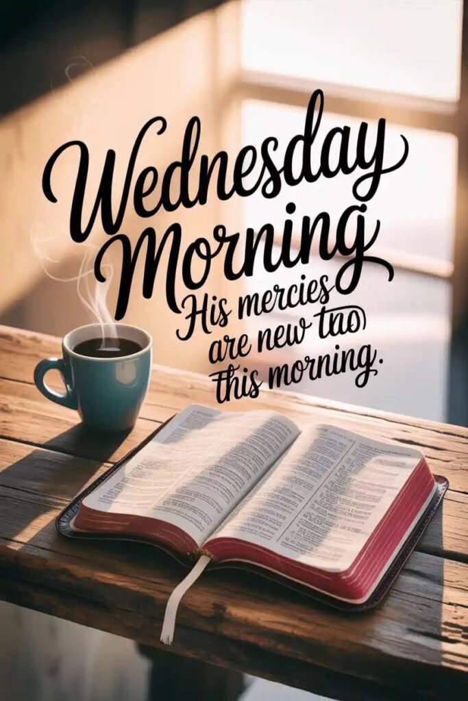 Wednesday Morning Prayers and Blessings — Powerful Devotions & Bible Verses 3 Good morning Wednesday blessings images and messages
