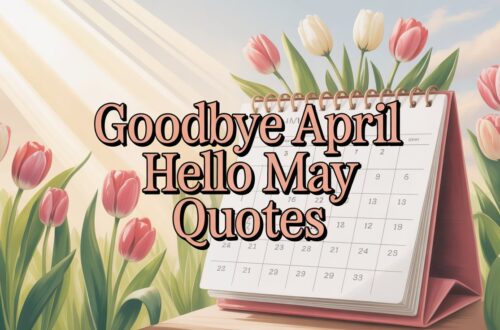 90+ Goodbye April Hello May Quotes, Blessings, and Prayers for a Fresh Start 14 "Feature image showing blooming tulips, sunlight, and a calendar flipping from April to May with text 'Goodbye April Hello May Quotes' symbolizing new beginnings, growth, and positivity for the new month."