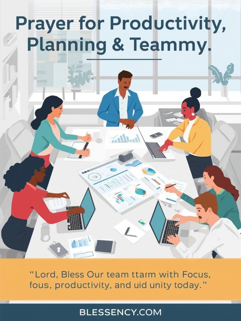 prayer for productivity planning and teamwork