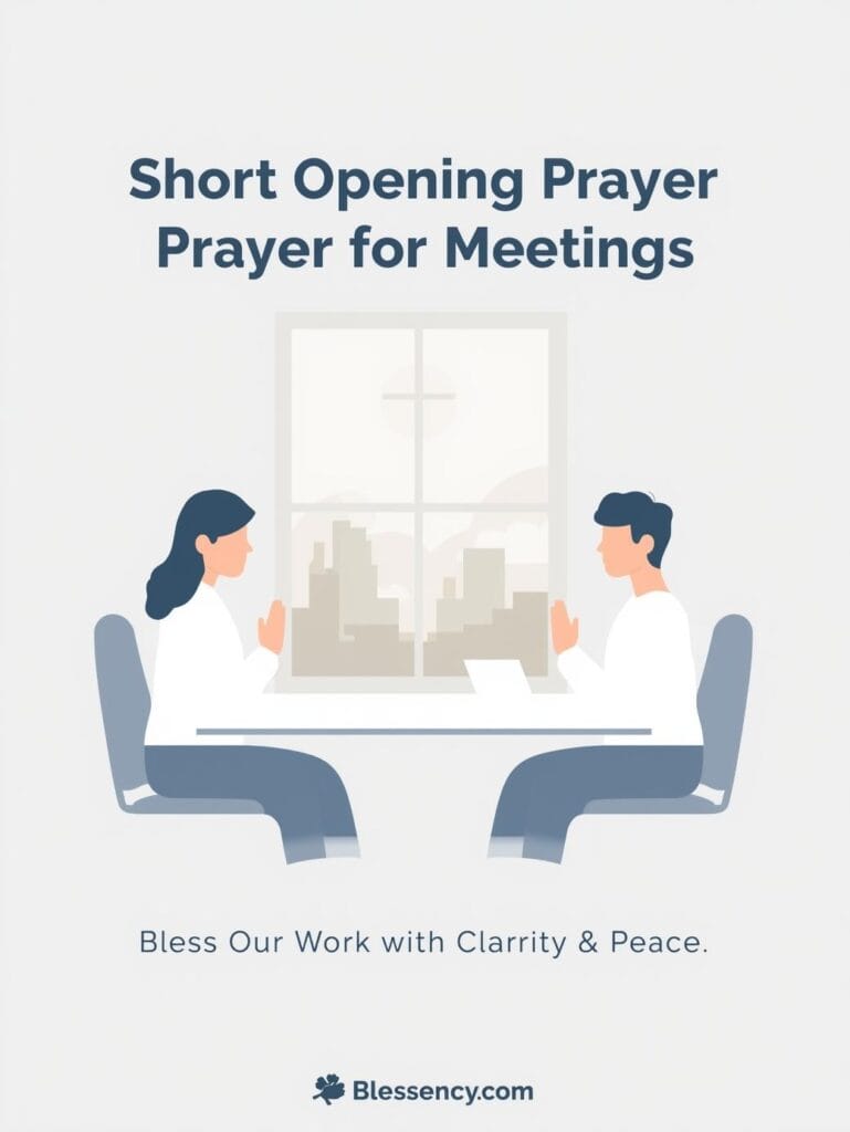 short opening prayer for meetings