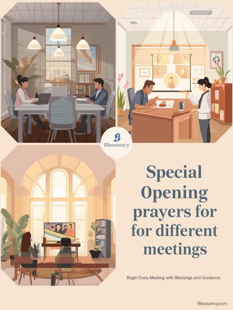 special opening prayers for different meetings