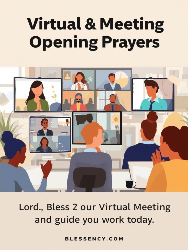 virtual and zoom meeting opening prayers